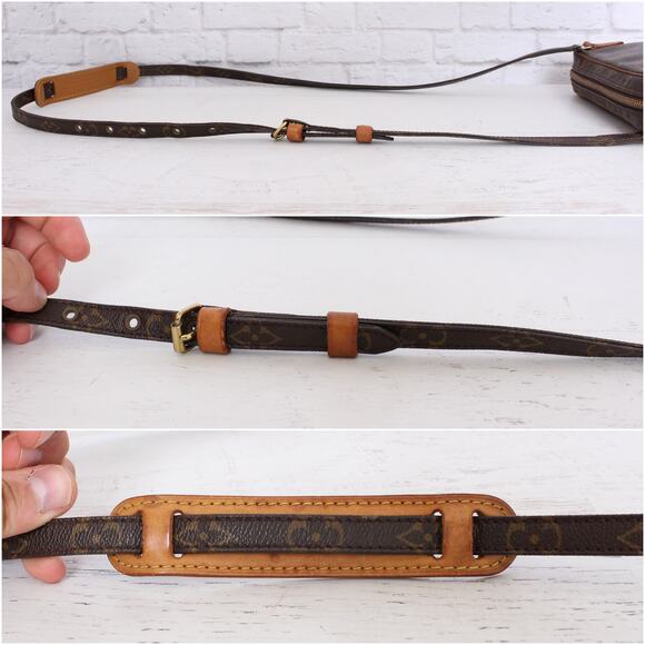 Louis Vuitton Marly Bandouliere Monogram Crossbody Purse Leather Handbag A4314 - Picture 5 of 11